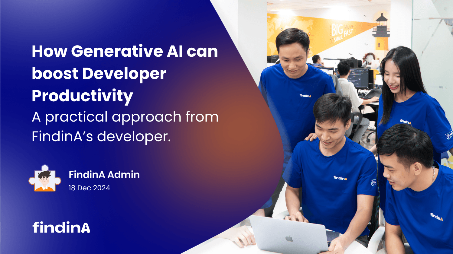 How Generative AI can boost Developer Productivity: A practical approach from FindinA’s developer
